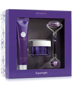 Atashi Cofre Supernight Desmaquillante y Crema de noche + gua sha