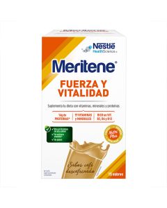 Meritene Fuerza y Vitalidad Batido Café Descafeinado 15 Sobres