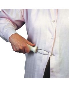 Abrochador de Botones Blanco Acero Inoxidable Mobiclinic