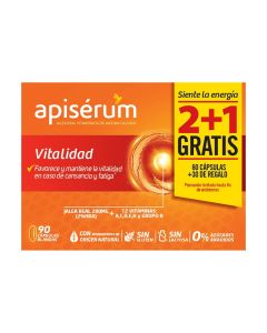 Apiserum Vitalidad Pack 3 meses 90 caps
