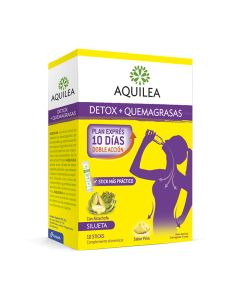 Aquilea Detox+Quemagrasas Plan 10 dias 10 Sticks Sabor Piña