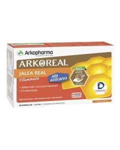 Arko Real Jalea Real 1000mg Vitaminada 20 Ampollas