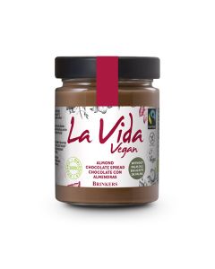 La Vida Vegan Crema de Chocolate con Almendras Vegana 270g