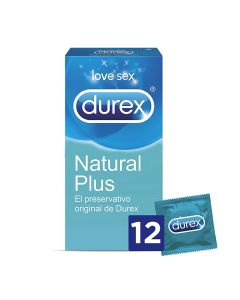 Durex Natural Plus 12 Preservativos
