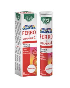 ESI Vitamina C + Hierro y Ácido Folico  Efervescente 20 comp