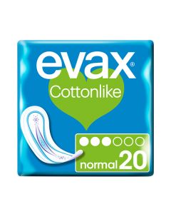 Evax Cottonlike  Compresa Normal Sin Alas 20und
