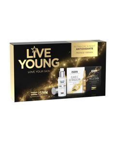 Isdin Live Young Pack Age Repair + Ampollas Flavo C Dia y Noche