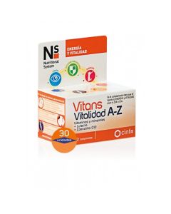 Ns Vitans Vitalidad A-Z 30 comprimidos