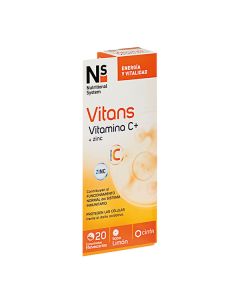 NS Vitans Vitamina C+ Zinc 20 Comprimidos Efevercentes