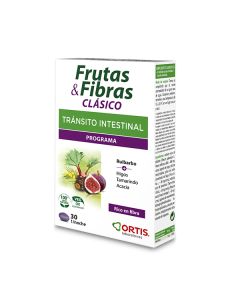 Ortis Transito Intestinal Frutas y Fibra Clásico Programa 30 comp