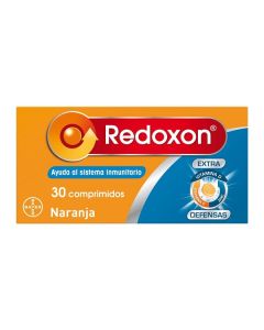 Redoxon Extra Defensas Sabor Naranja 30 comp Efervescentes