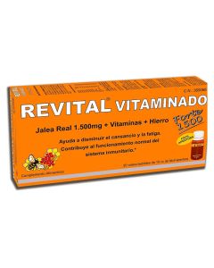 Revital Vitaminado Forte 1500 20 Ampollas
