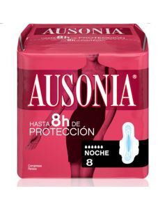 Ausonia Compresa Noche con Alas 8 und
