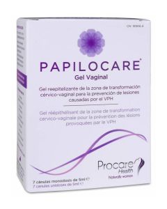 Papilocare Gel Vaginal 5 ml, 7 Cánulas