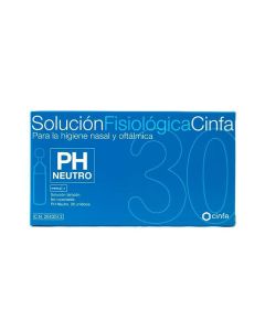Cinfa Solución Suero Fisiologic Nasal y Oftalmico 30 unidosis 5ml