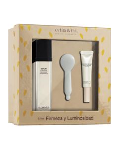 Atashi Cofre Firmeza y Luminosidad Serum y Contorno de ojos + gua sha