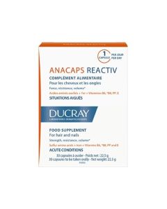 Ducray Anacaps Reactiv Concentrado 30 Cápsulas