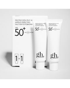 GH Gema Herrerías FPS50+ Protección muy Alta 50 ml + 50 ml
